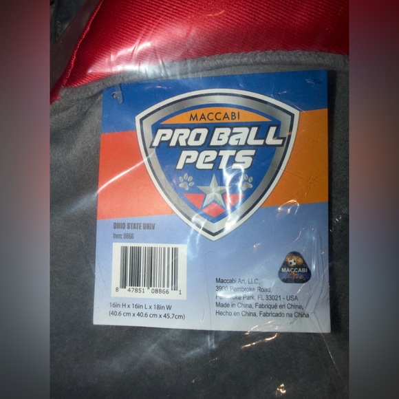 Ohio State Pet Dome Bed - Picture 10 of 10